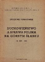 Poniatowski, Eugeniusz Duchowieństwo a sprawa polska na Górnym Śląsku